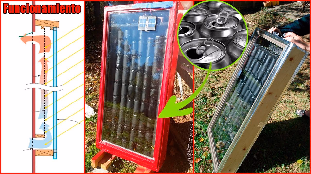 ¿Cómo hacer un panel solar con latas?