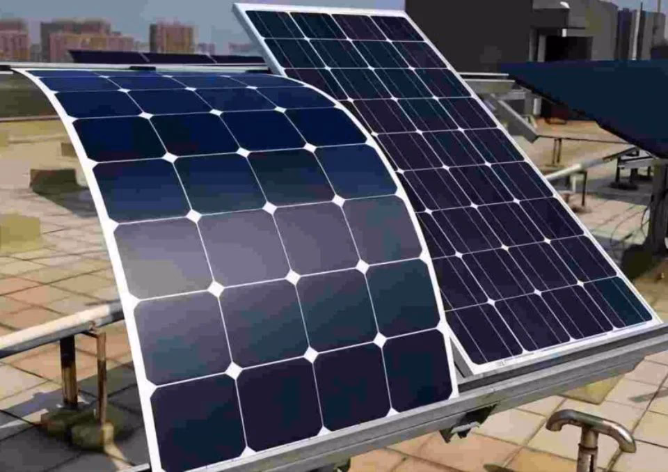 ¿De qué están hechos los paneles solares flexibles?