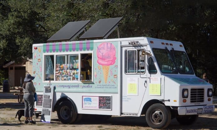 Can you run a food truck off solar panels?