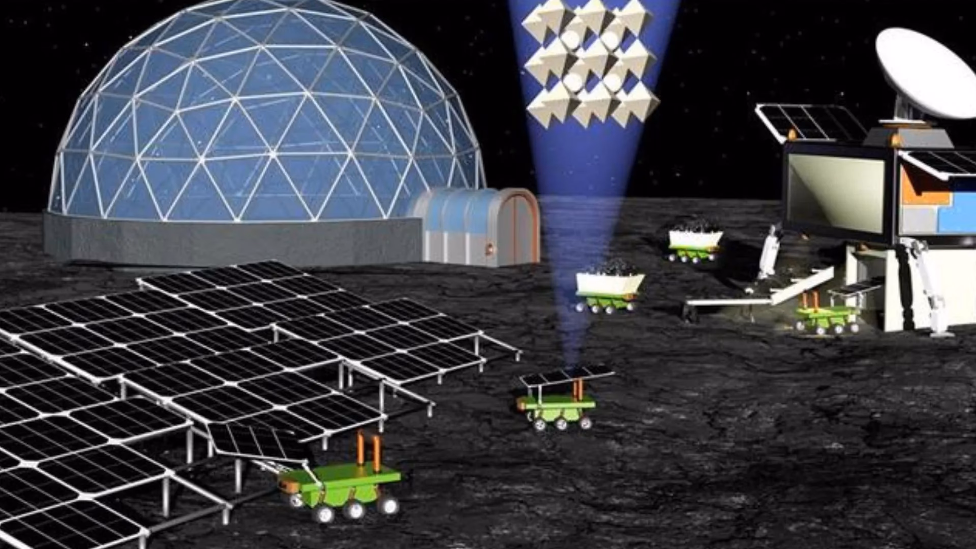 ¿Pueden los paneles solares utilizar la luz de la luna?