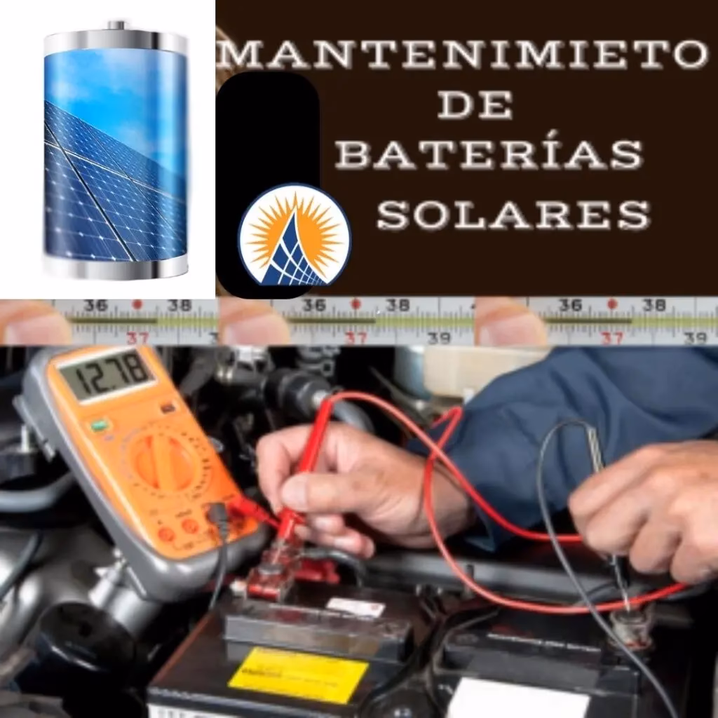 ¿Cuál es el mantenimiento de la batería solar?
