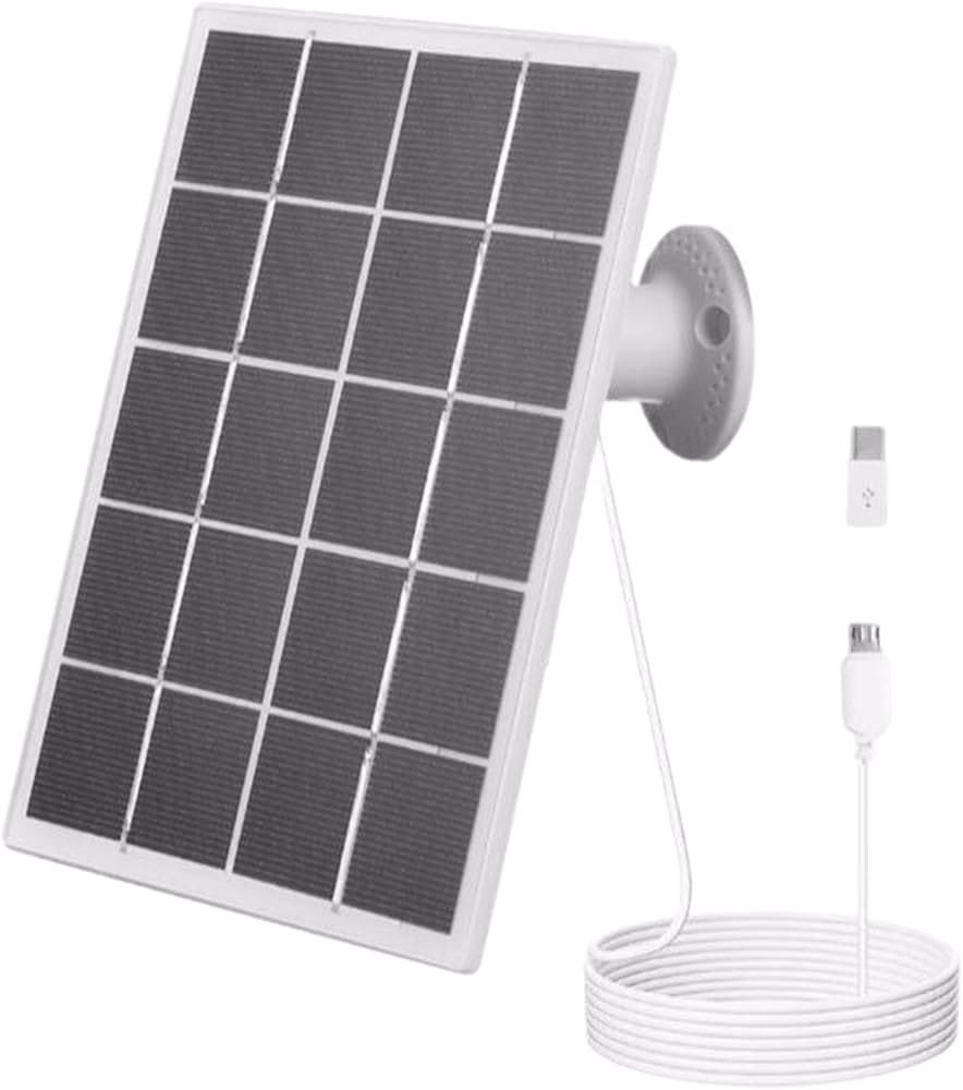 ¿Cuánto dura una cámara con panel solar?