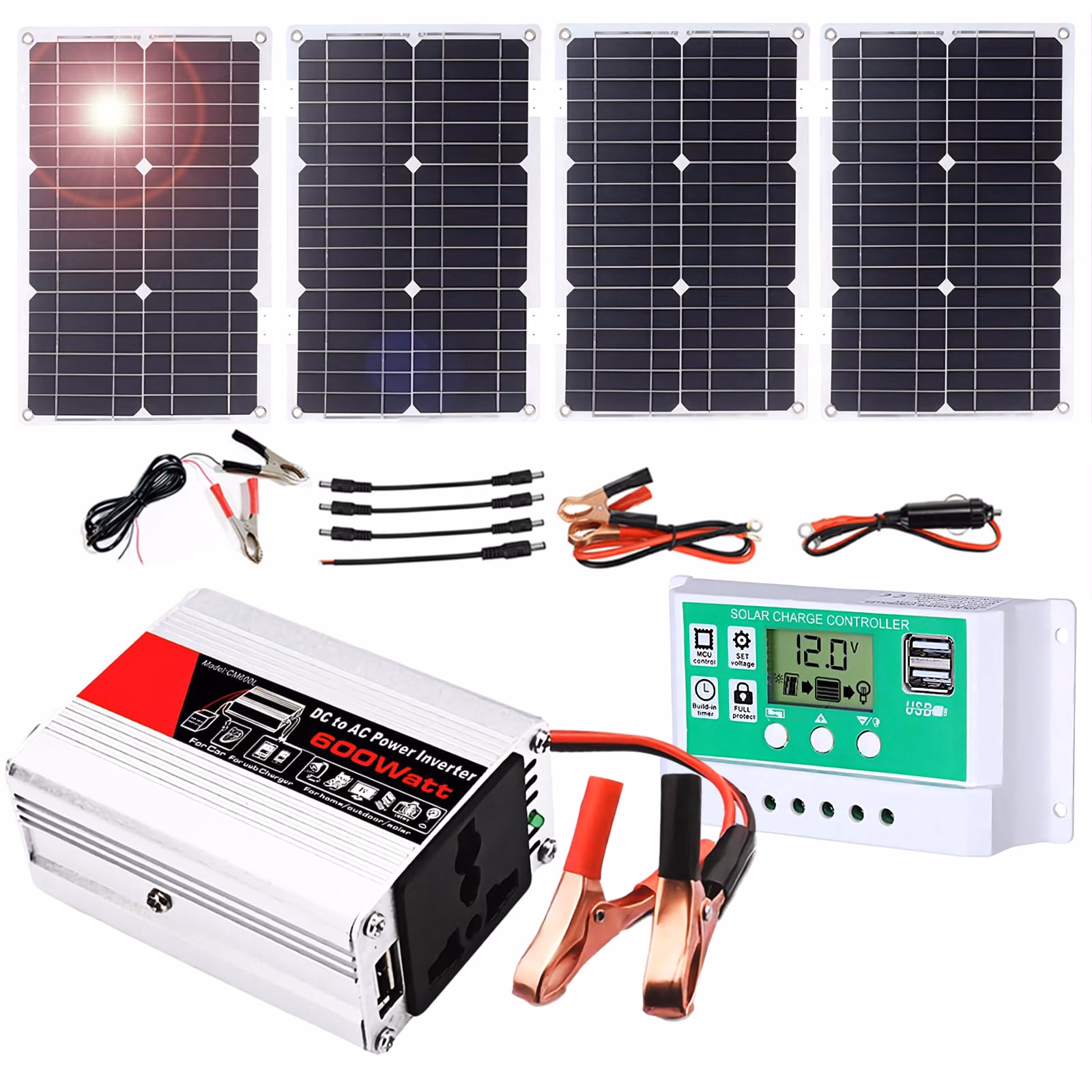 ¿Qué panel solar necesito para cargar una batería de 12V 100Ah?