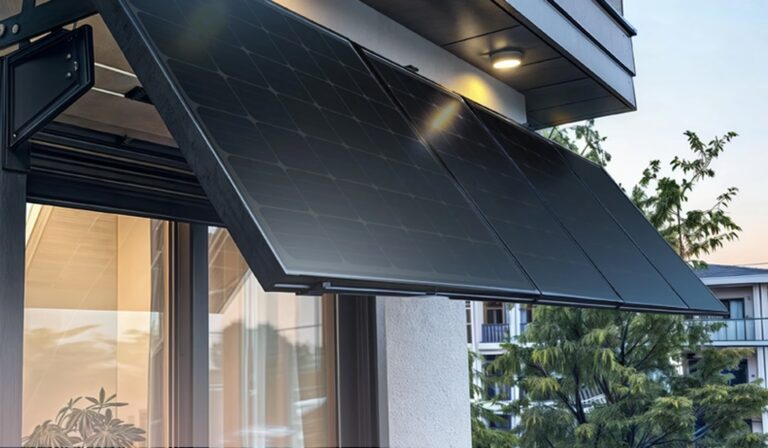 Paneles solares en un patio: ¿Una buena idea?