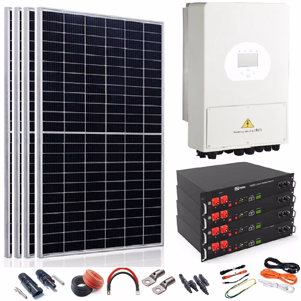 ¿Cuántos paneles solares necesito para cargar una batería de 200Ah?