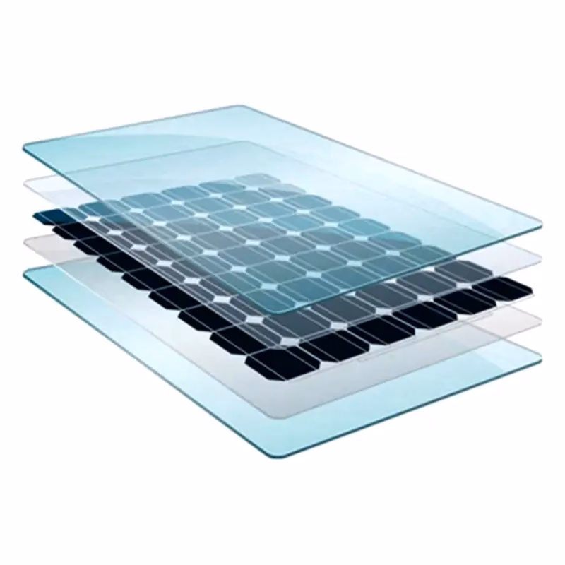 ¿Qué tipo de vidrio llevan los paneles solares?