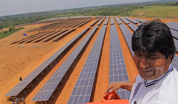 ¿Cuántos paneles solares hay en Bolivia?