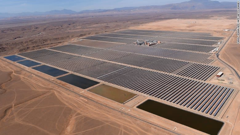 ¿Cuál es la planta de energía solar más grande del mundo Marruecos?