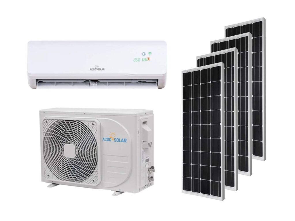 Paneles Solares para un Aire de 12000 BTU