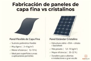 ¿Funcionan los paneles solares tras un cristal?