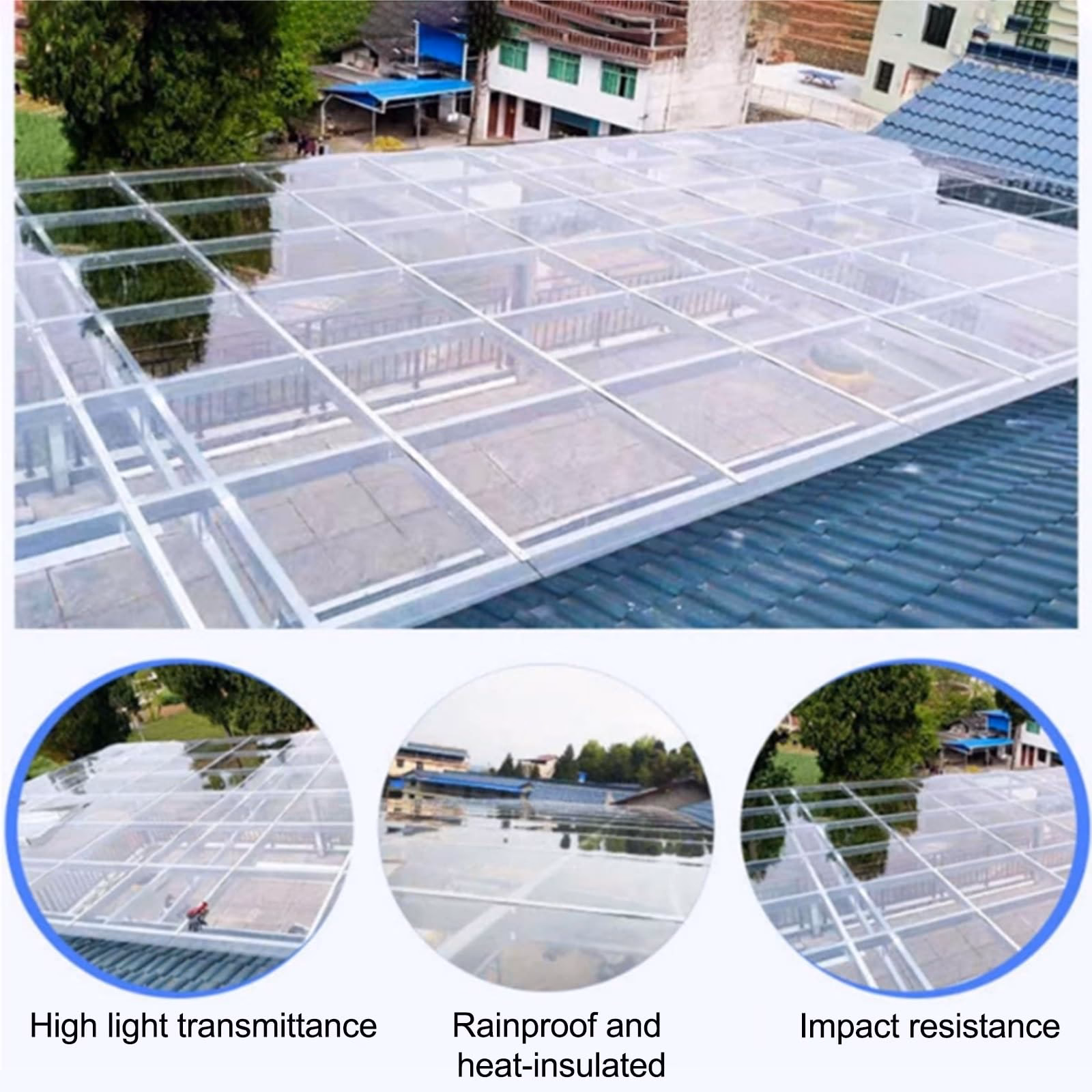 Do solar panels work through plexiglass?