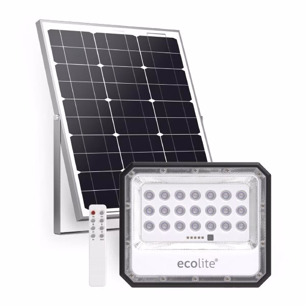 ¿Cuánto alumbra un reflector solar de 400 watts?