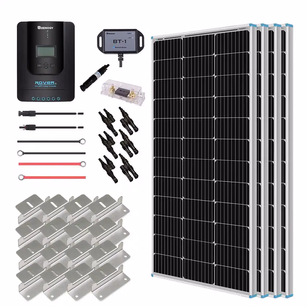 How many solar panels do I need to run a 30 amp RV?