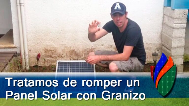 Paneles Solares y Granizo: ¿Debo Preocuparme?