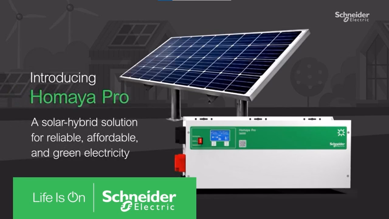 Does Schneider Electric make solar panels?