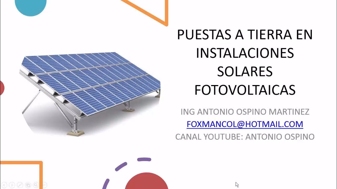 ¿Cómo conectar a tierra un sistema de paneles solares?