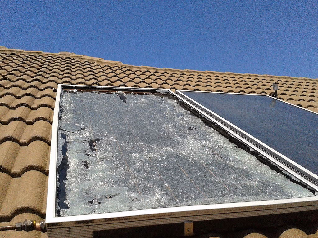 Why is my solar hot water system leaking?