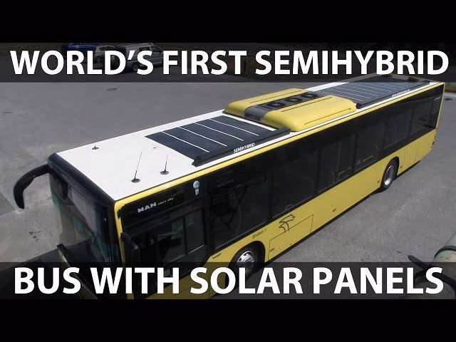 Can solar panels power a bus?