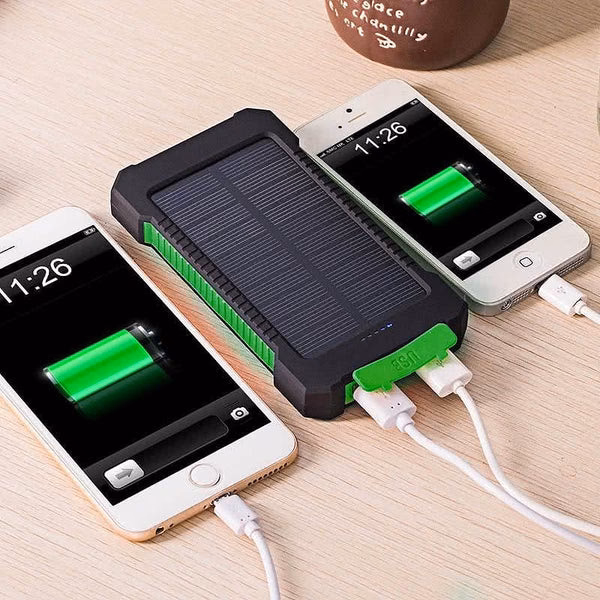 What are the disadvantages of solar mobile chargers?