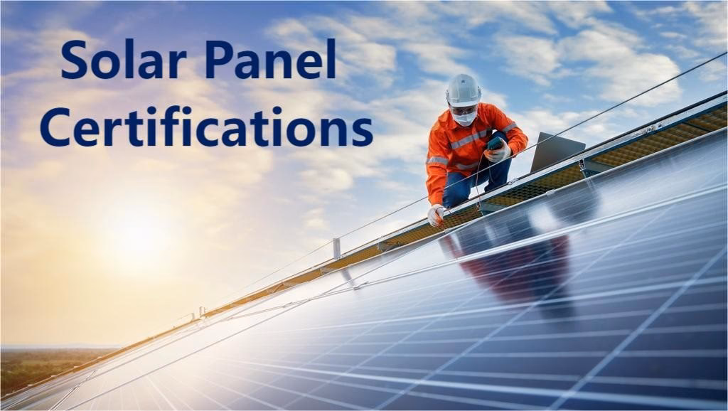 How to get a certificate for solar panels?