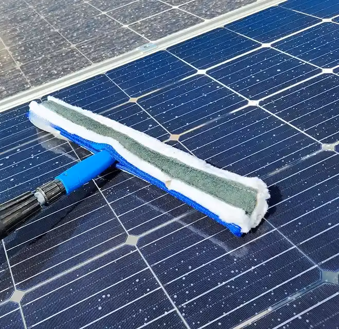 What is the average price for solar panel cleaning?