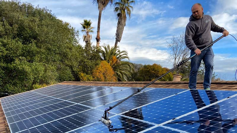 Is solar panel cleaning worth it in California?