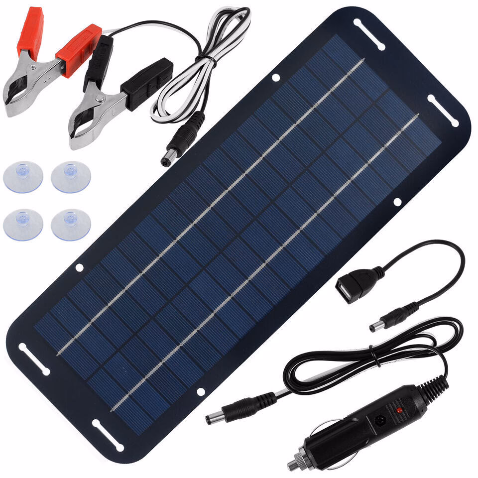 Can I charge my RV battery with a solar panel?