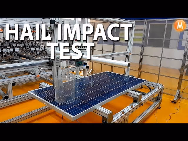 How to check solar panels for hail damage?