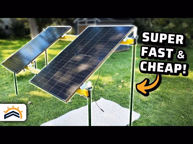 How much does a solar panel pole cost?