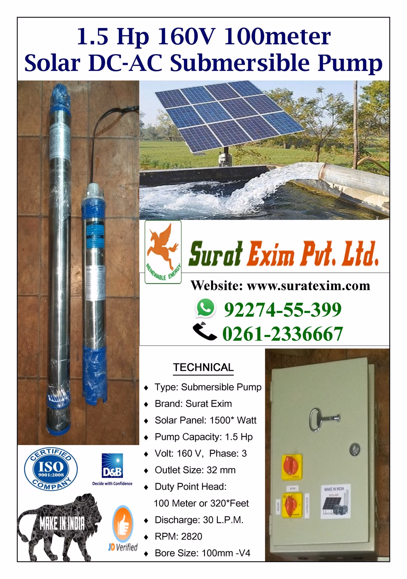 What is the cost of 1kW solar panel in Gujarat?