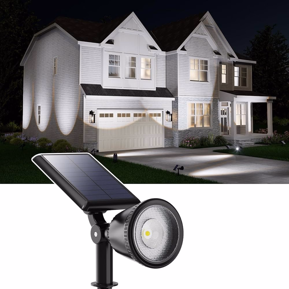 How many lumens is best for a solar spotlight?
