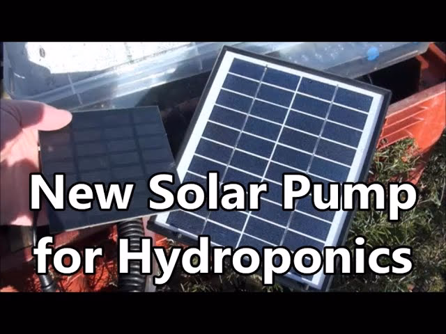 How many solar panels do I need to run a water pump?