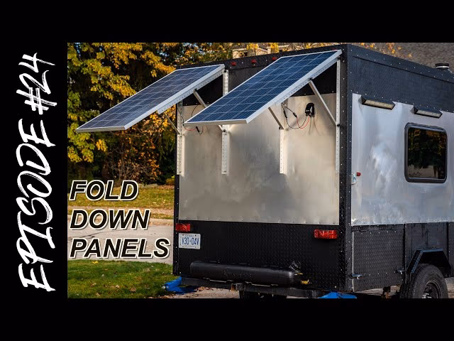 What size solar panel do I need for my camper trailer?