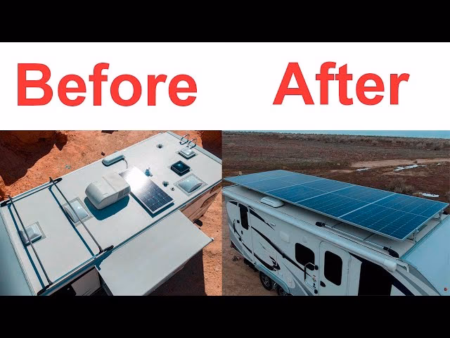 How many solar panels do I need to run everything in my RV?