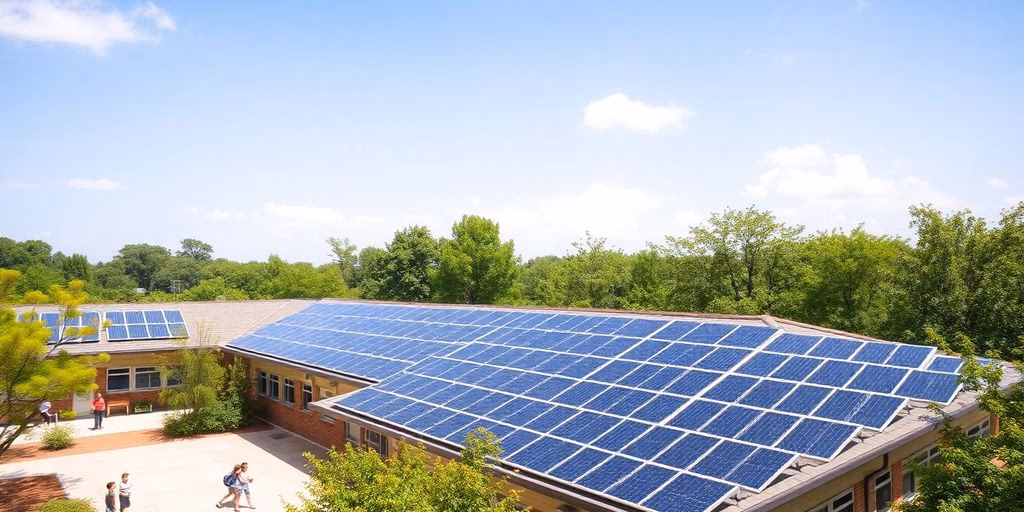 How much does it cost to put solar panels on a school?