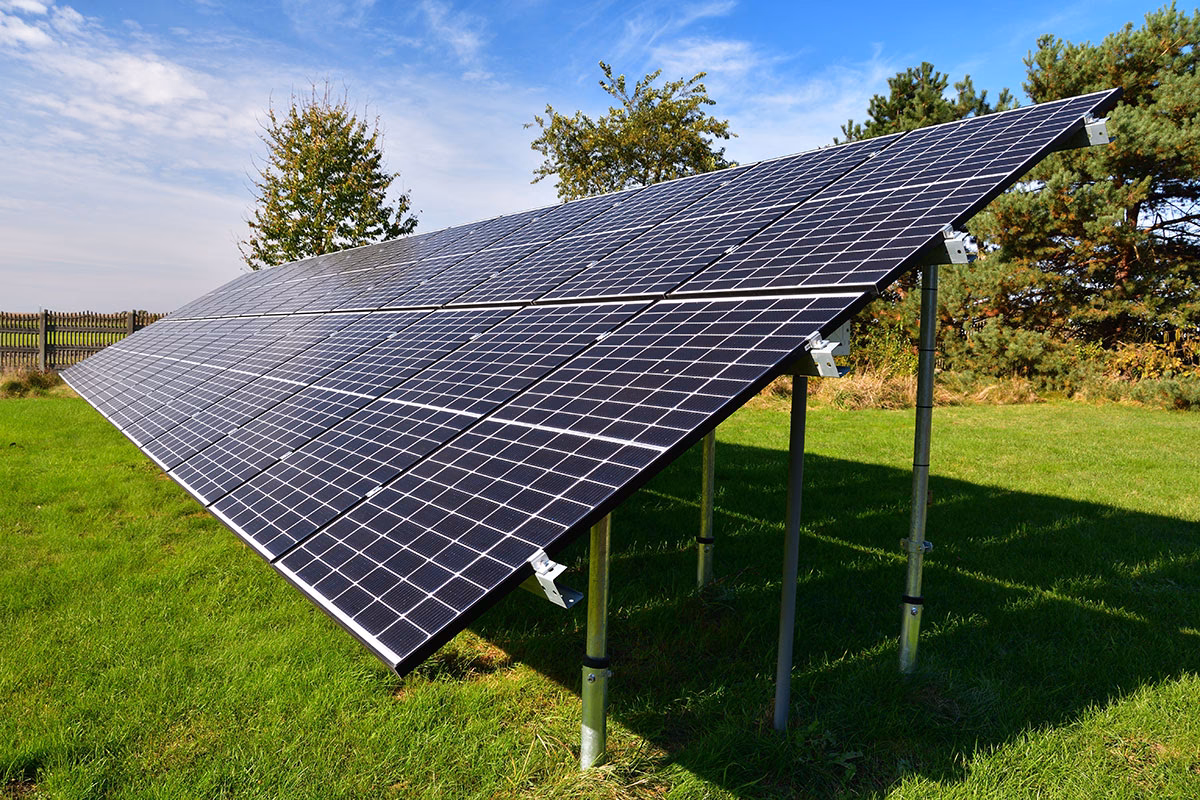 Can I place solar panels in my yard?