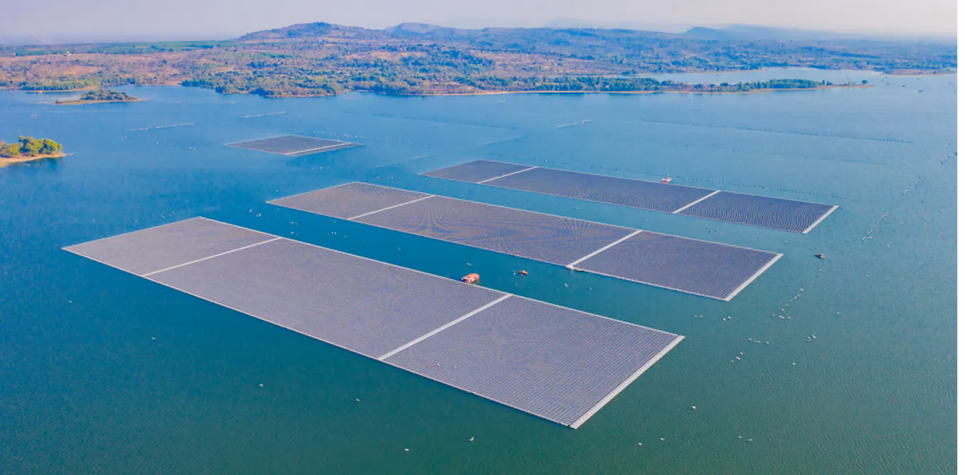 Is China putting solar panels in water?