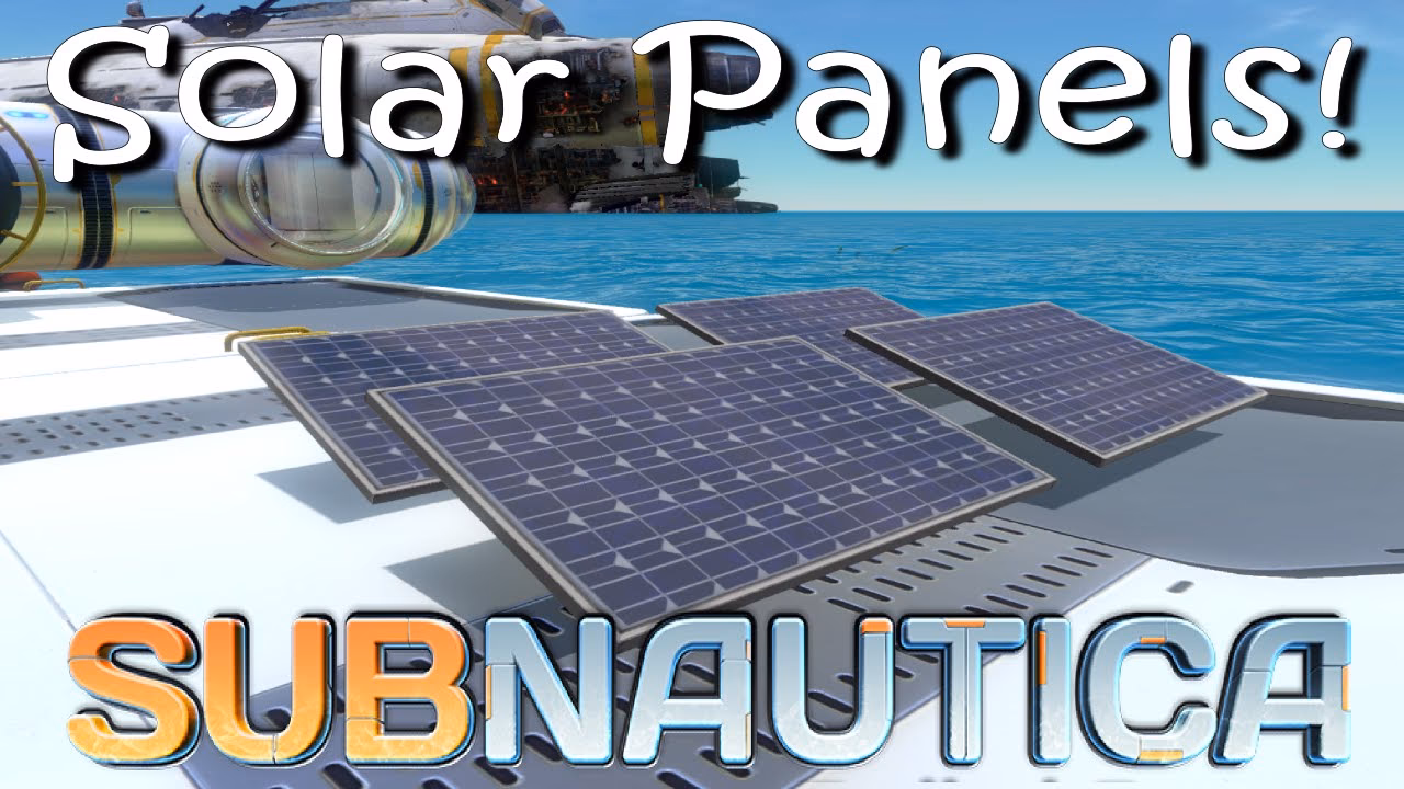 What is the maximum depth for solar panels in Subnautica?