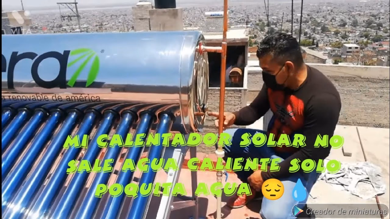 ¿Porque sale el agua fría del calentador?