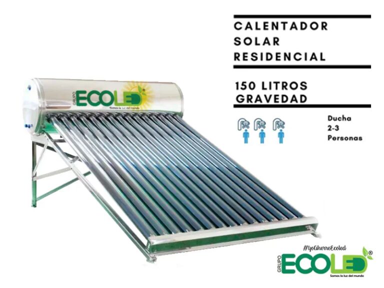 Calentador solar para 4 personas: ¿Cuántos tubos?