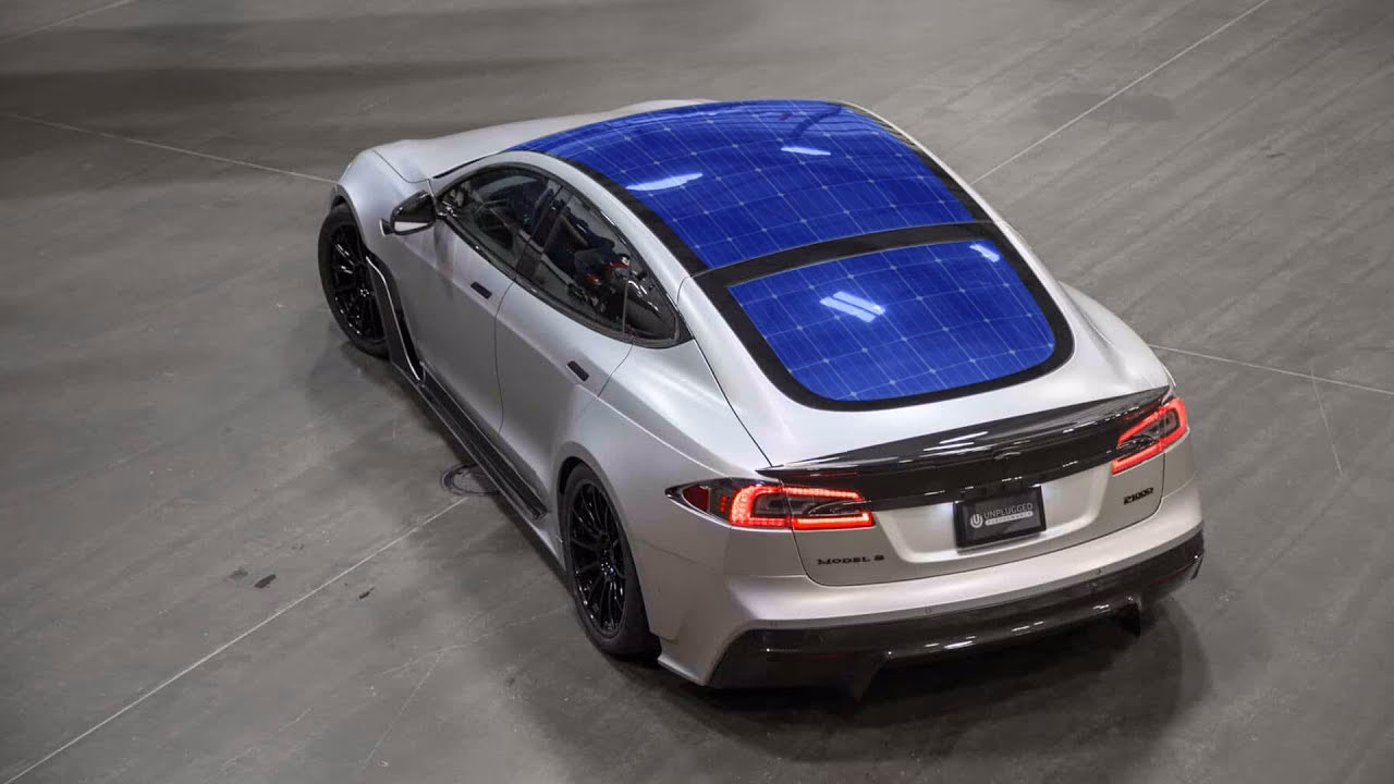 What Teslas have solar panels?