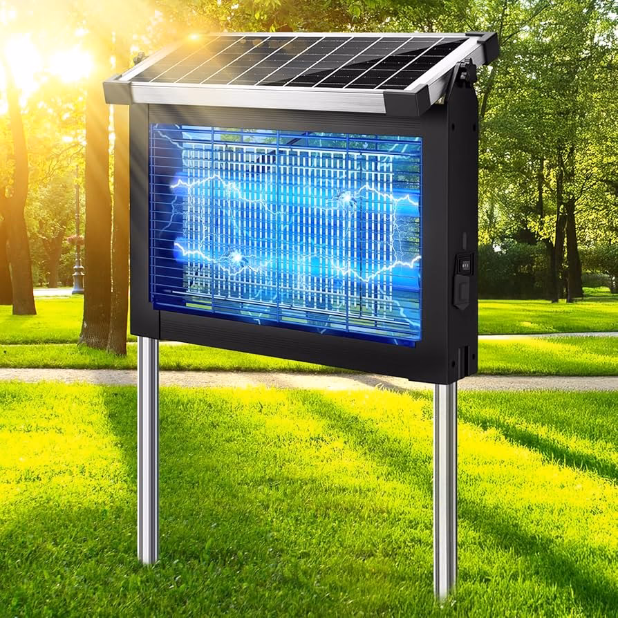 ¿Funcionan las trampas para mosquitos que funcionan con energía solar?