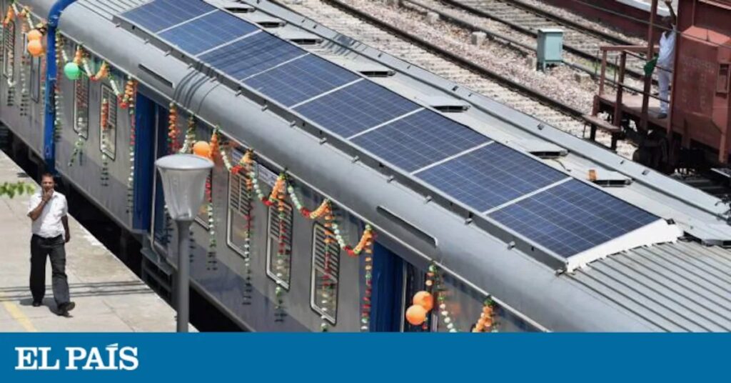 Trenes y Estaciones Solares en la India: El Futuro