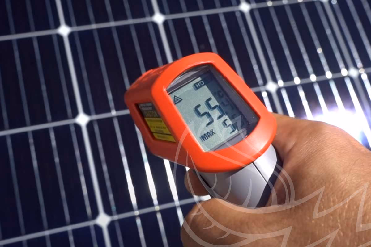 ¿Cuál es la temperatura óptima para los paneles solares?