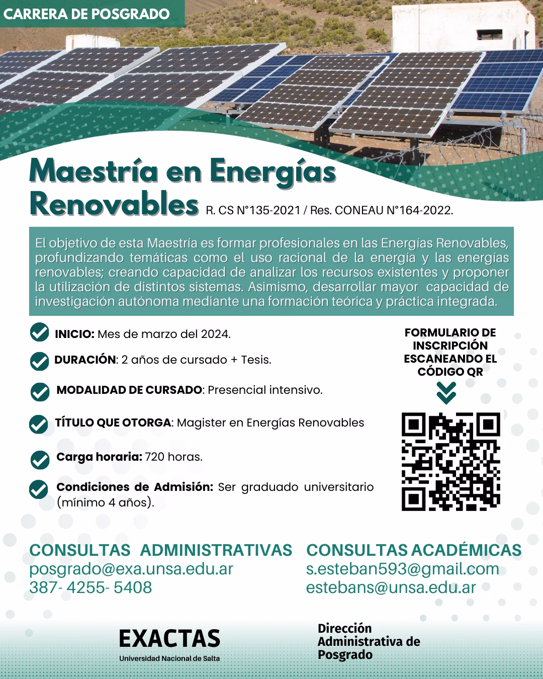 ¿Q carreras hay en la UNSA?