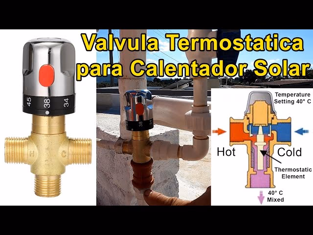 ¿Puedo instalar yo mismo una válvula templadora?