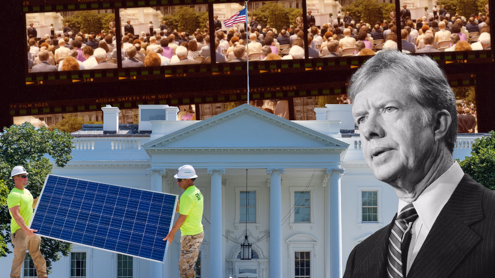 What happened to the White House solar panels?